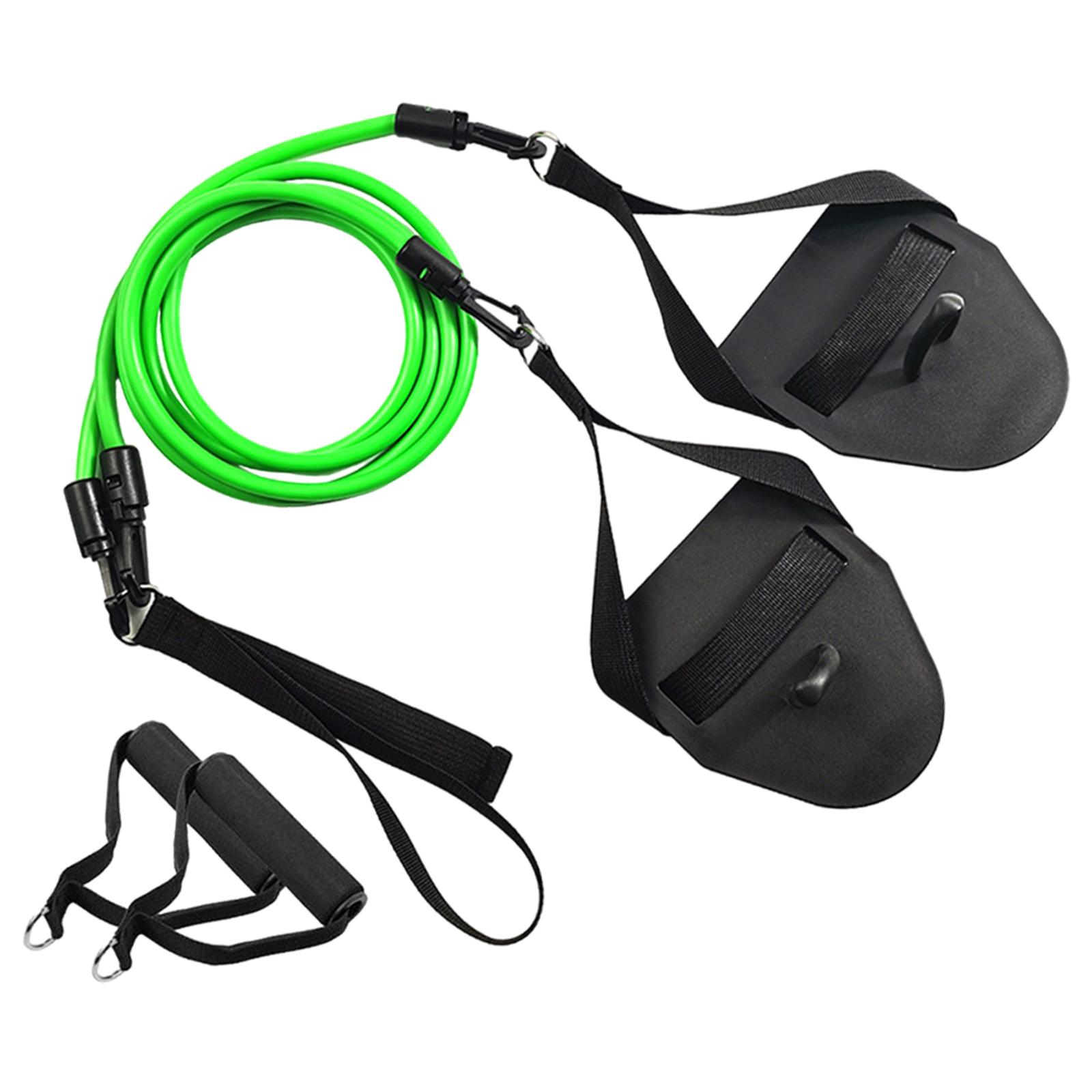 Magideal - Entrenador De Brazos Para Natación, Entrenador De Fuerza Y Resistencia Con Asa, Equipo De Práctica De Natación, Cinturón De Natación, Banda De Resis 50 Libras