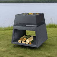 Igpro - Fogón Parrilla A La Piedra Piramide 59X59X59Cm