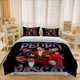 thumbnail image 1 of 3pcs Pedro Character Collage Themed Bedding Set Including Duvet Cover And Pillowcases Soft And Comfortable, 1 of 5