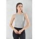 thumbnail image 1 of Polera Musculosa Mujer Gris Sin Mangas Talla S, 1 of 3