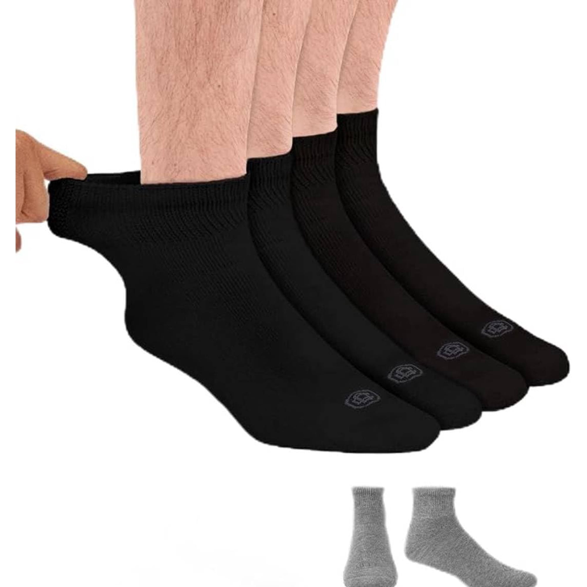 Calcetines Para Diabéticos Doctor's Choice Para Hombre, Color Negro, 10-13