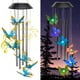 thumbnail image 1 of Campanas de viento solares para exterior, campanas de viento de mariposa con tubos metálicos musicales, luces LED que cambian de 7 colores, campanas de viento impermeables para interior y exterior, de, 1 of 6