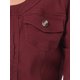thumbnail image 5 of INSPIRE CHIC Chaquetas de Jean de Mezclilla Recortadas sin Cuello de Manga 3/4 para Mujer Fucsia 3XL, 5 of 6