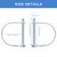 thumbnail image 2 of Wire Lock Pins SuperMMark - Clavija acopladora de seguridad de 12 unidades y 6,3 mm, 2 of 7
