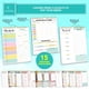 thumbnail image 2 of Bloc de notas con planificador de comidas semanal, decorativo, con 4 imanes, tamaño A4, 2 of 6