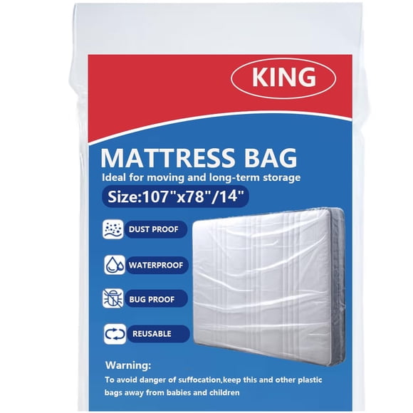 Bolsa de plástico para colchón SANEMBER King 270x200x35 cm