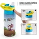 thumbnail image 4 of El Show del Oso Yogi Botella de Agua con Tapa Pop Top de Un Toque, Acero Inoxidable, a Prueba de Fugas, para Deportes, Botella Infantil azul 12 oz, 4 of 6