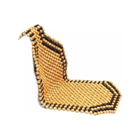 Genérico - Pack 2 Respaldo Asiento Bolas Madera Bambú Para Silla Karvas