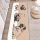 thumbnail image 2 of 1pc Modern Geometric Non-Slip Carpet Floor Mat for High Traffic Areas - Dirt Resistant, Absorbent, and Suitable for Living Room, Bedroom, Bathroom, and Carpet - 45 x 120, 2 of 4