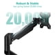 thumbnail image 5 of Soporte de monitor WALI Gas Spring para pantallas de 17 a 34 pulgadas, 5 of 9