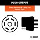 thumbnail image 4 of Conector de remolque CURT USCAR de salida dual 7 vías y 4 vías, 4 of 8