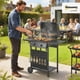 thumbnail image 2 of Parrilla a gas Outsunny de 2 quemadores, 18.000 BTU, con ruedas, 2 of 9