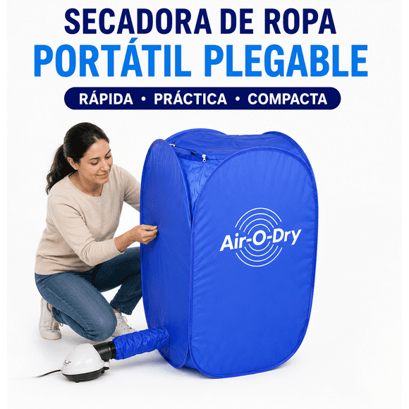 Secadora de Ropa Portátil Plegable 800W Air o Dry