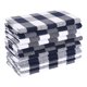 thumbnail image 2 of Servilletas de Tela Ramanta Home 46 cm Azul Tinta y Blanco - Paquete de 12, 2 of 4