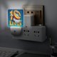 thumbnail image 5 of 10 Vidas Luz nocturna LED con sensor de anochecer a amanecer para dormitorio, baño, pasillo, escaleras - Lámpara LED nocturna de enchufe, 0.5W - 1 pieza, 5 of 6