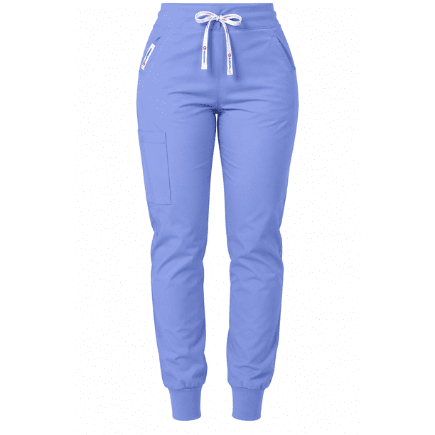 Pantalón Jogger clínico Anti fluidos. - Celeste