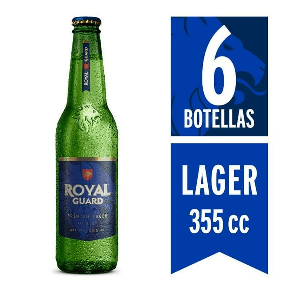 Cerveza Lager Botellas Pack, 6 Un