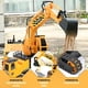 thumbnail image 3 of Excavadora de juguete con control remoto DOUBLE E con 2 baterías para niños de 3 a 14 años, 3 of 8