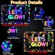 thumbnail image 3 of Telón de fondo fotográfico XJLANTTE Neon Let's Glow Party 1,8 x 1,2 m, 3 of 3