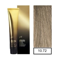 Ph - Tinte Permanente Sin Amoníaco 10.72 Rubio Platino Marrón Frio + Oxidante