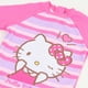 thumbnail image 3 of Traje de baño Niña Rosado Rayas Estampado Hello Kitty, 3 of 5