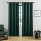 thumbnail image 1 of suxuMhao Cortinas Blackout - 2 Piezas Cortinas Largas de Protección Solar, 42in*63in Cortina Blackout Verde Oscuro para Dormitorio, Cortinas Bloqueadoras de Luz Ideales para el Hogar, Sala de Estar, 1 of 5