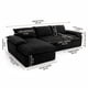 thumbnail image 3 of Sofa Seccional Izquirdo Luciano Resolte Indenpendiente Negro Liso, 3 of 8