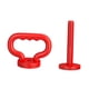 thumbnail image 2 of Manejo de retaguardia ajustable para placas de pesas Equipo de acondicionamiento físico Converter Converter Kettlebell Grip para deportes de gimnasia Rojo, 2 of 5