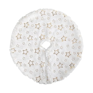 Bothyi - Falda De Árbol De Navidad Para Decoración Del Hogar, Fiesta De Navidad, Exterior, Interior, Estrella Dorada