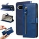 thumbnail image 1 of Funda con Cremallera para Google Pixel 8 , Carcasa Cartera de Cuero PU con Soporte y Tarjetero, 1 of 6