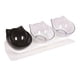 thumbnail image 2 of Cuencos Elevados Para Gatos, Cuenco Duradero Para Comida Y Agua Para Gatos De Interior, Cachorros, Transparente, Negro, 2 of 5