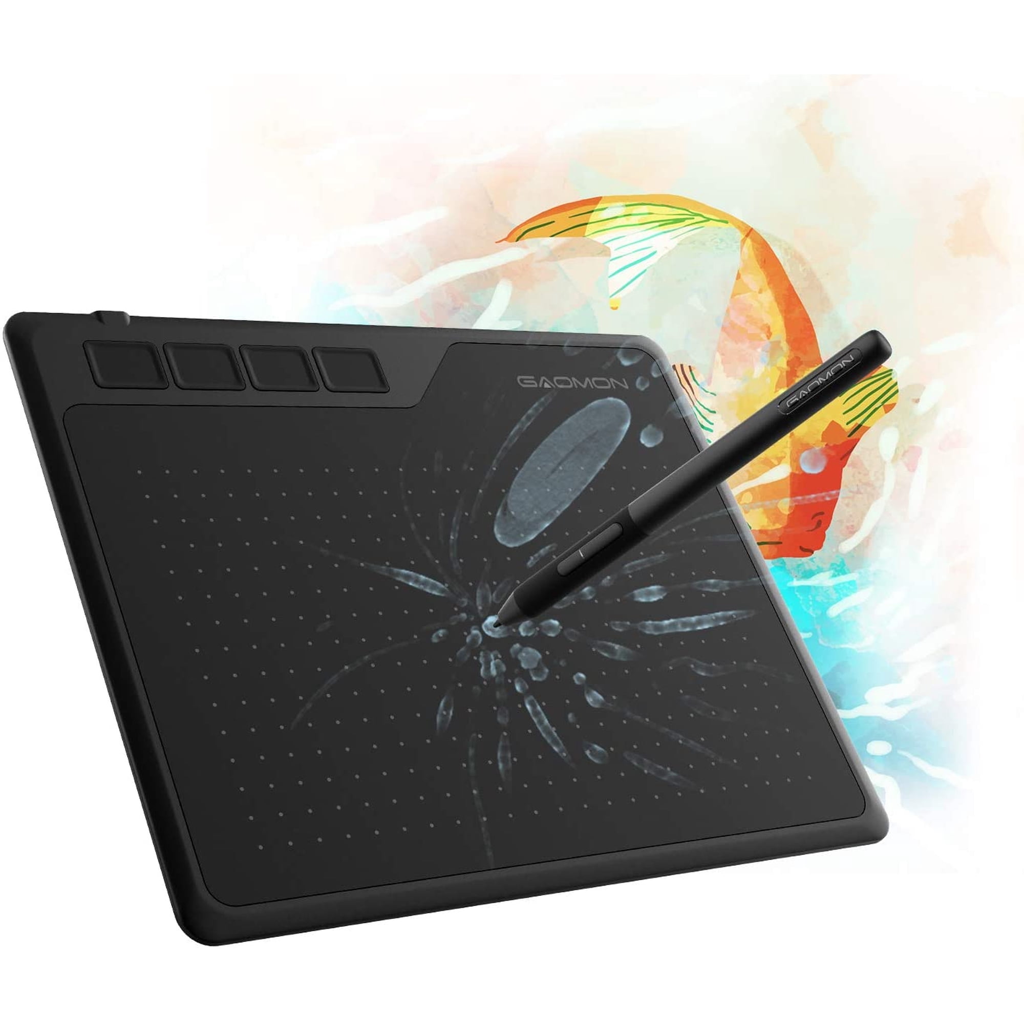 Gaomon S620 6.5 X 4 Pulgadas Tableta Gráfica Con 8192 Lápiz Pasivo 4 Teclas Express Para Dibujo Digital Y Osu Y Enseñanza En Línea-para Mac Windows Andorid Os