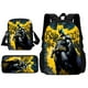 thumbnail image 1 of Super Hero B-BatmanS LOGO 3 pcs set Child School Backpack With Shoulder Bag Pencil Bags School Bags for Boys Girls Best Gift, 1 of 3