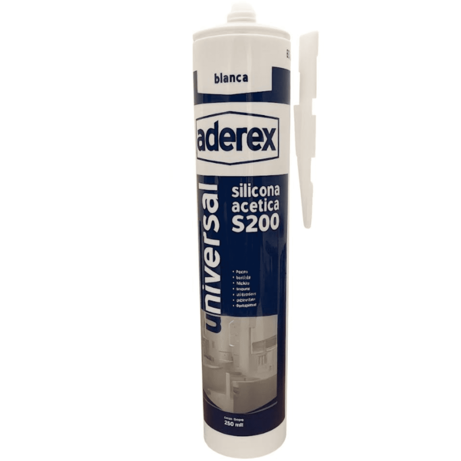 Rex - Silicona Sellador Baño Y Cocina Antihongo Blanca