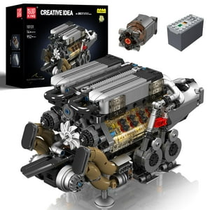 Juego De Bloques De Construcción Mould King W16 Engine 952 Piezas Con Batería