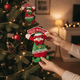 thumbnail image 3 of Adorno Navidad Colgante Duendesito Feliz Navidad 28cm, 3 of 7
