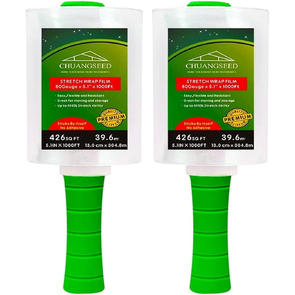 Film Stretch Chuangseed 80 Micrones 5.1x1000Ft Pack 2