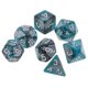 thumbnail image 2 of Dados De 7 Dados De Doble Color De 1,6 Cm Aptos Para Mazmorras Y Dragones DND RPG Suministros Verde Plata, 2 of 5