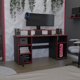 thumbnail image 2 of Escritorio Gamer Keria Wengue - Rojo, 2 of 8