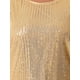 thumbnail image 5 of Agnes Orinda Conjuntos de Halloween para Mujeres Tallas Grandes Tops de Escuela Colegio Brillantes Manga 3/4 con Abertura Cuello Redondo Brillo Destello Lentejuelas Blusa de Fiesta 2025 4X Oro, 5 of 6