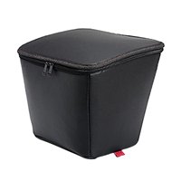 Magideal - Cesta Delantera Plegable Para Bicicleta Con Bolsa De Pu, Cesta De Cuadro De Bicicleta De Liberación Rápida, Bolsa Frontal Extraíble, Colgante Trasero Estilo C