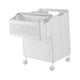 thumbnail image 1 of Cesto De Ropa Sucia Plegable Con Ruedas, Cesta Para Ropa Sucia, Color Blanco, 1 of 5