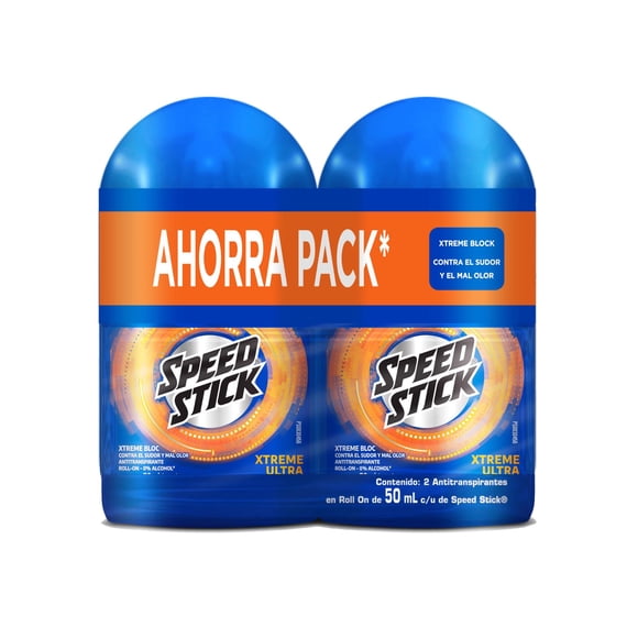 Desodorante Roll-On Men Speed Stick Xtreme Ultra Hombre, 100 ml