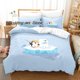 thumbnail image 1 of Kawaii Polar bear penguin Bedding Set Bed Set Aldult Kid Bedroom Duvetcover Sets Bed Sheet Set, 1 of 5