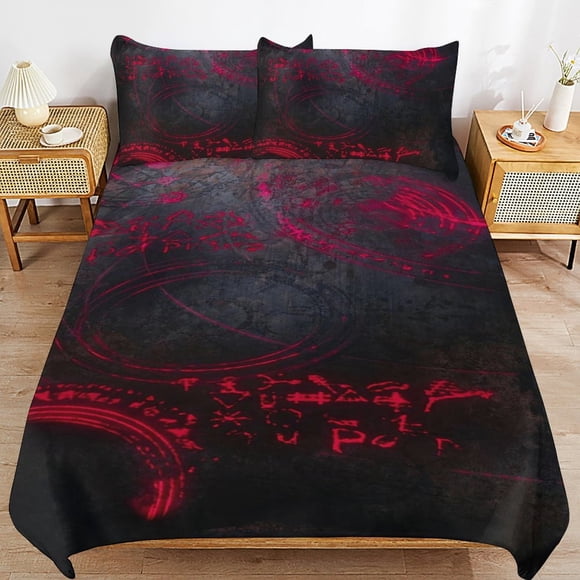 Wanda Maximoff Bedding Sets Ultra Soft Skin-Friendly Duvet Cover 3 Piece, Cute Comforter Cover Bed Set for Boys Girls Kids