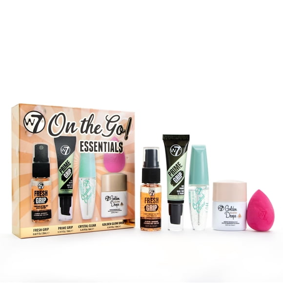 Set de maquillaje W7 On the Go Essentials, kit mini de viaje