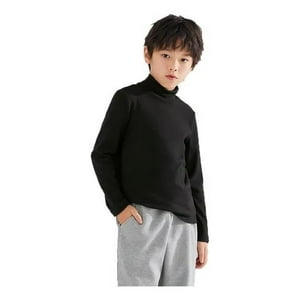 Genérica - 3X Camiseta Beatle Niño Y Niña Algodón Con Polar Manga Larga4-6