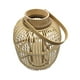 thumbnail image 4 of Candelabro De Bambu Natural Nordico Porta Vela Farol 40 CM, 4 of 8