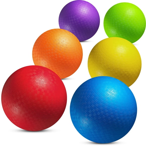Pelotas para patio PlayBolt de 7 pulgadas para niños y adultos (paquete de 6)