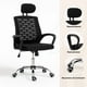 thumbnail image 5 of Silla oficina simply mesh negra con apoyabrazos y cabeza, 5 of 7